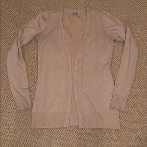 Tan cardigan